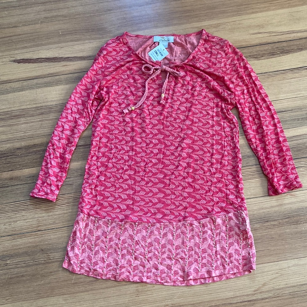 Gorgeous chrysanthemum Beaded tunic
